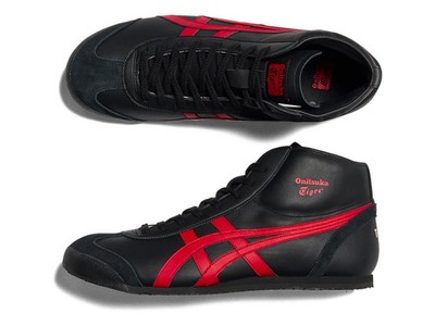 Onitsuka Tiger MEXICO Mid Runner Sneaker Unisex 1183B577.001 BLACK/CLASSIC RED
