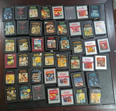 Lot Of 46 Untested Atari 2600 Carts / Cartridges / Games
