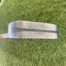 Antique Otto Hackbarth Putter Hickory RH LH 34" C8 Forked Hosel 1915 Patent