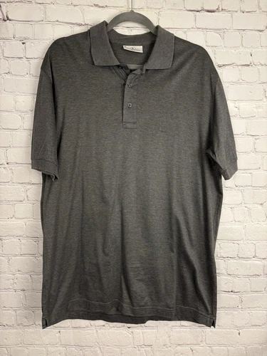 Polo vintage années 90 Valentino coton couleur gris homme L/XL ? Check Msmnts