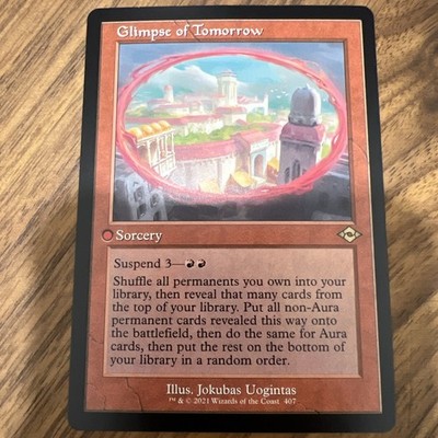 Glimpse of Tomorrow - Retro Frame NM, English MTG MH2 Non Foil 407