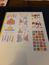 Mrs Grossman's Party Themed Sticker Lot