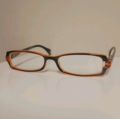 Sammann Peepers 279 Reading Glasses  +1.50 Black Orange EUC 
