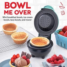 Waffle Bowl Maker Machine for Eggs Tart Ice Cream Cone Home Breakfast Baker