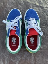 Vans Old Skool Yacht Club  Sz 6.5-M 8-W Multicolor Skateboard Shoes Sneakers