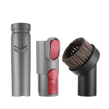 Horse Hair Vacuum Brush + Attachment Adapter Kit For Dyson V6 V7 V8 V10 V11