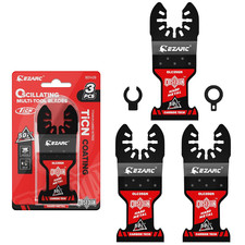 Obsidian Carbide Oscillating Saw Blades, Multi Tool Blades Quick Release for Har