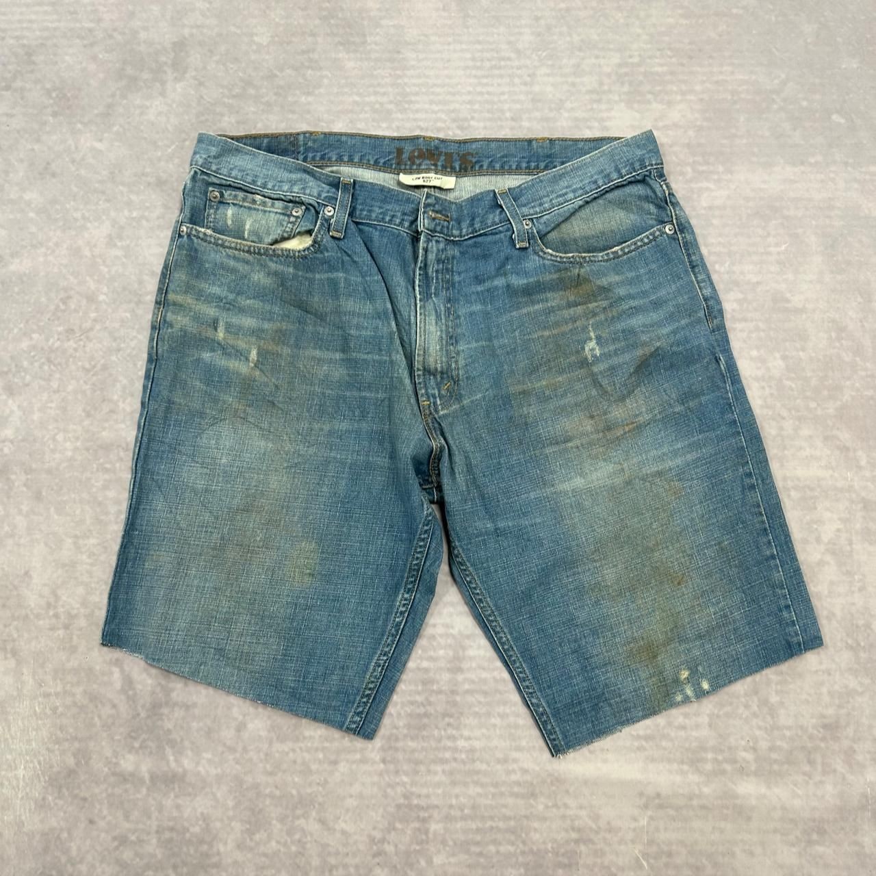 Levi's Shorts Levi 527 Cut Off Denim Jort Shorts Men's 38