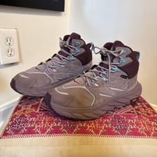 Hoka Anacapa Gore Tex Purple Ankle Support Hiking Shoes Women  s Size 8 Athletic