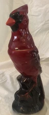 Vintage 1968 Jim Beam Trophy Series Male Cardinal Bird Decanter Empty Very Rare