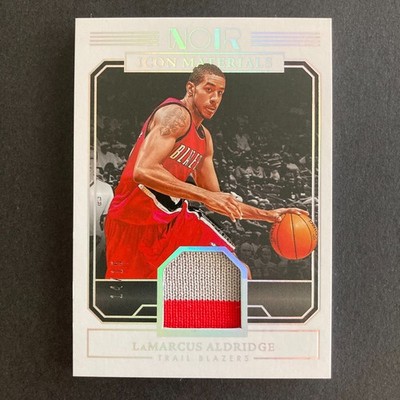 LaMarcus Aldridge 2024-25 Noir Icon Materials /15 Game Worn Relic IM-ALD Blazers