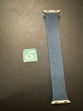 Apple Watch Braided Solo Loop 41mm 38/40 Genuine OEM Storm Blue Size 8 Used