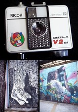 Ricoh Auto Half E2 35mm Half Frame Camera Very Good Film Camera Silver/Black JP