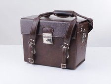 Vintage Brown Leather Camera Case