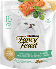 Purina Dry Cat Food with Ocean Fish and Salmon - (Pack of 4) 16 Oz. Bags 5.20 per pound