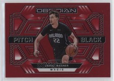 2021-22 Panini Obsidian Pitch Black Electric Etch Red Flood Franz Wagner #5 s5q