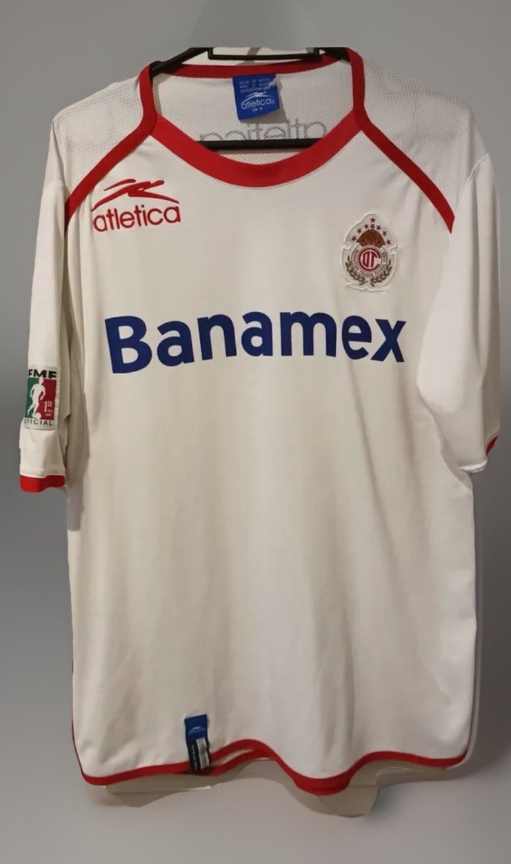 Jersey Toluca 2004 Small Atlética ⚽️