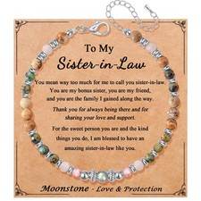 Sister In Law Gifts, Christmas Mothers Day Birthday Gifts for Sister In Law Moon
