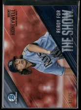 2019 Bowman Chrome Brent Honeywell Ready for the Show Red Refractor /25