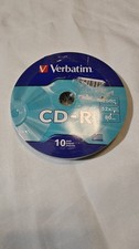 NEW 10 Pack Verbatim 80 minute CD-R - 700MB 52x Speed FACTORY SEALED
