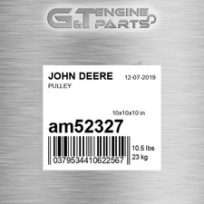 AM52327 PULLEY fits JOHN DEERE Surplus Open Box 