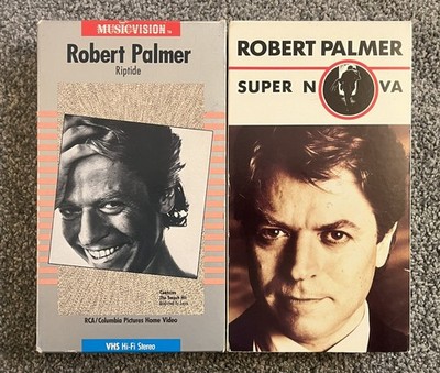 ROBERT PALMER Riptide 1986 & Super Nova 1989 VHS tapes Tested Addicted To Love