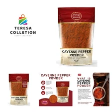 Cayenne Pepper Powder Ground Chili Pepper 10 Pound Bulk Bag - 40K SHU, Hot Ch...