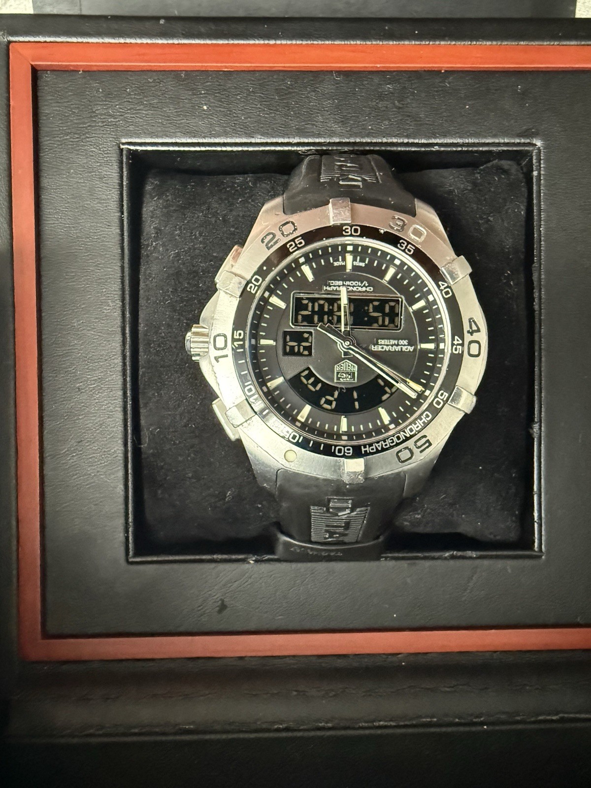 Tag Heuer Aquaracer Digital Watch Brand New Unworn