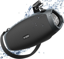 Bluetooth Speaker, 120W Max Loud Portable Speakers Bluetooth Wireless Boombox, I