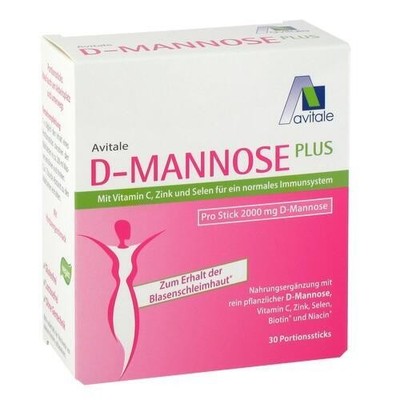 D-MANNOSE PLUS 2000 mg Sticks m.Vit.u.Mineralstof., 74.1 g PZN 15211375