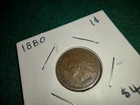 1880 Indian Head One Cent Penny In Very Nice Condition You Judge See Pictures