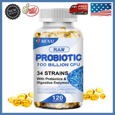 120 Caps Probiotics 100 Billion CFU Potency Digestive Immune Health Supplement