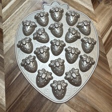 Nordic Ware Strawberry Patch Bites Non-Stick ...