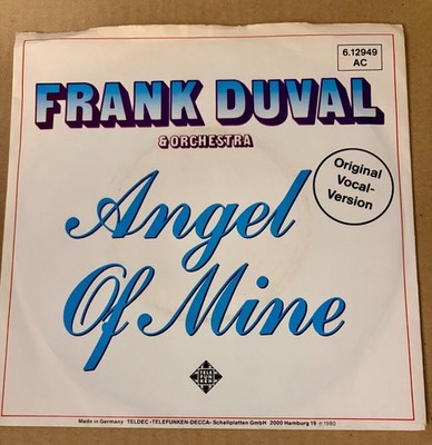 Schallplatte Frank Duval & Orchestra - Angel Of Mine