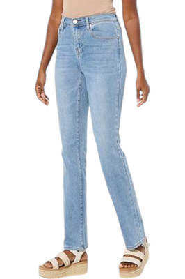 DG2 by Diane Gilman Women's Stretch Bootcut 5 Pocket Jean Chambray