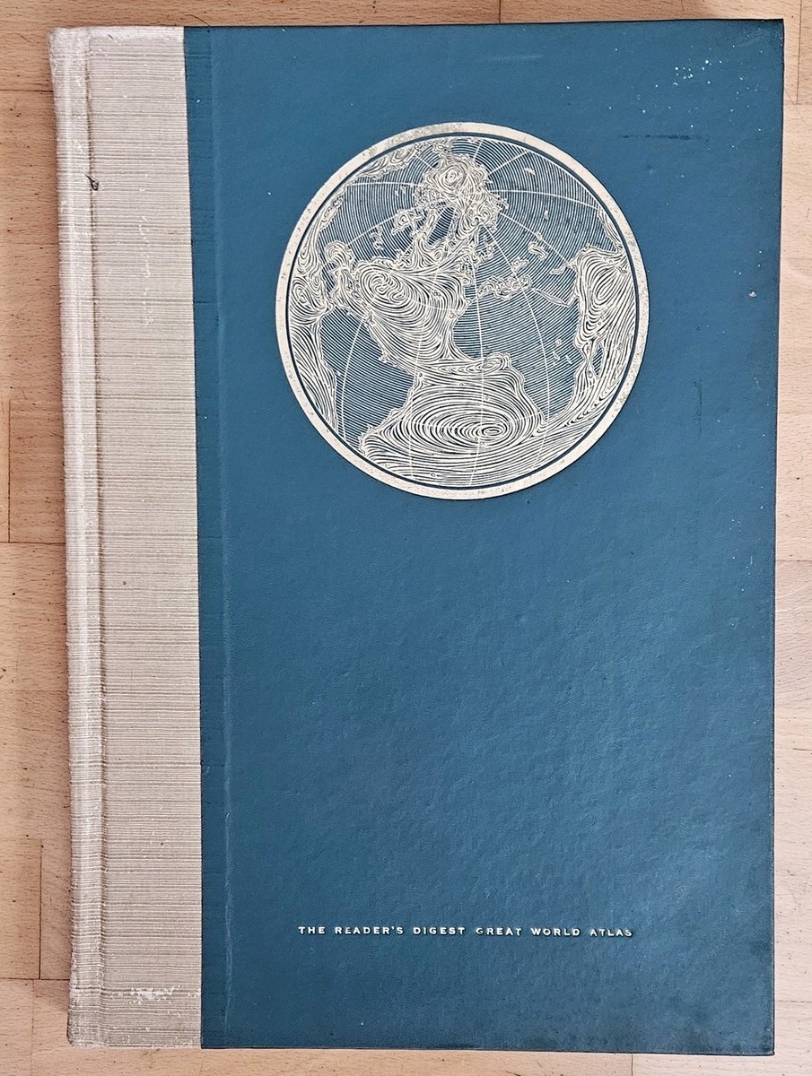 The Readers Digest Great World Atlas 1961 First Edition 6th Revise