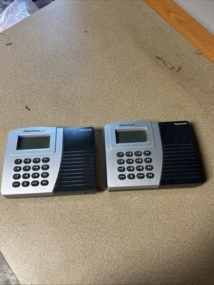 (2) Pyramid Timetrax Elite Prox Time Clocks!! FREE SHIPPING! Units ONLY! D2
