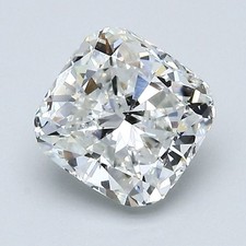Cushion Cut 1.53 CT Cert. GIA Natural Mined Diamond Loose H color SI1 clarity 3577.78 per carat