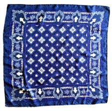 Vintage handmade natural silk scarf