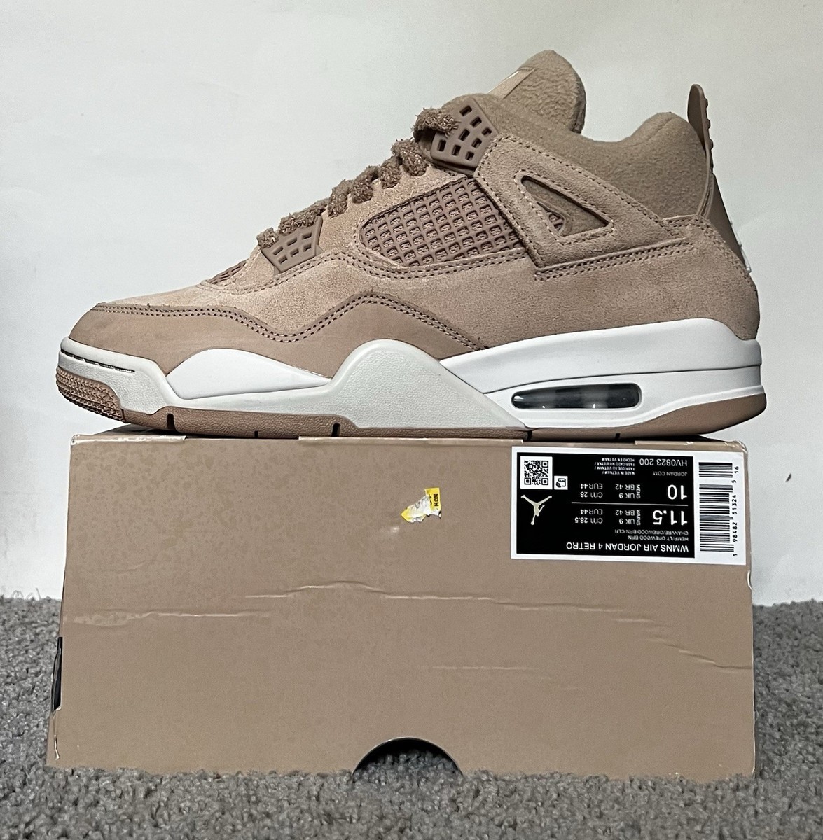 Size 11.5W- Jordan 4 Retro Cozy Girl Womens HV0823-200 | eBay