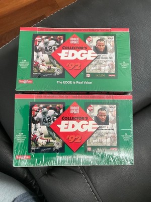 2x 1992 Collector's Edge NFL Football Rookie Update Factory Sealed Boxes