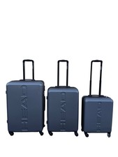 Set 3 Valigie Trolley Head Grey ABS Rigide E Maniglia Allungabile Chiusura TSA