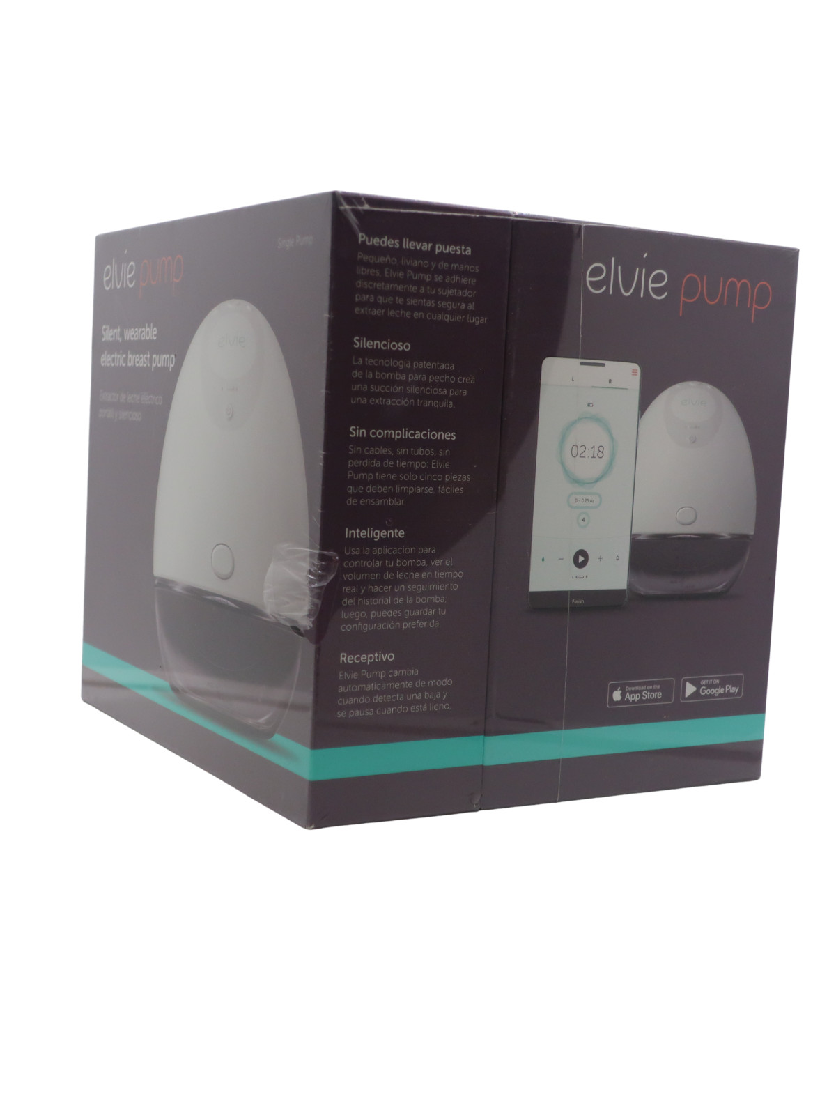 Elvie Single Electric Wearable Breast Pump w/App UltrQuiet EP01-01-M1 NEW SEALED