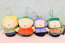 South Park Mascot Plush Part 2 FULL SET 4pc Kyle Cartman Prize NWT Compressed