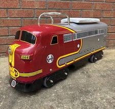 Santa Fe Locomotive Train Ride On - Morgan Cycle - Rare Discontinued -