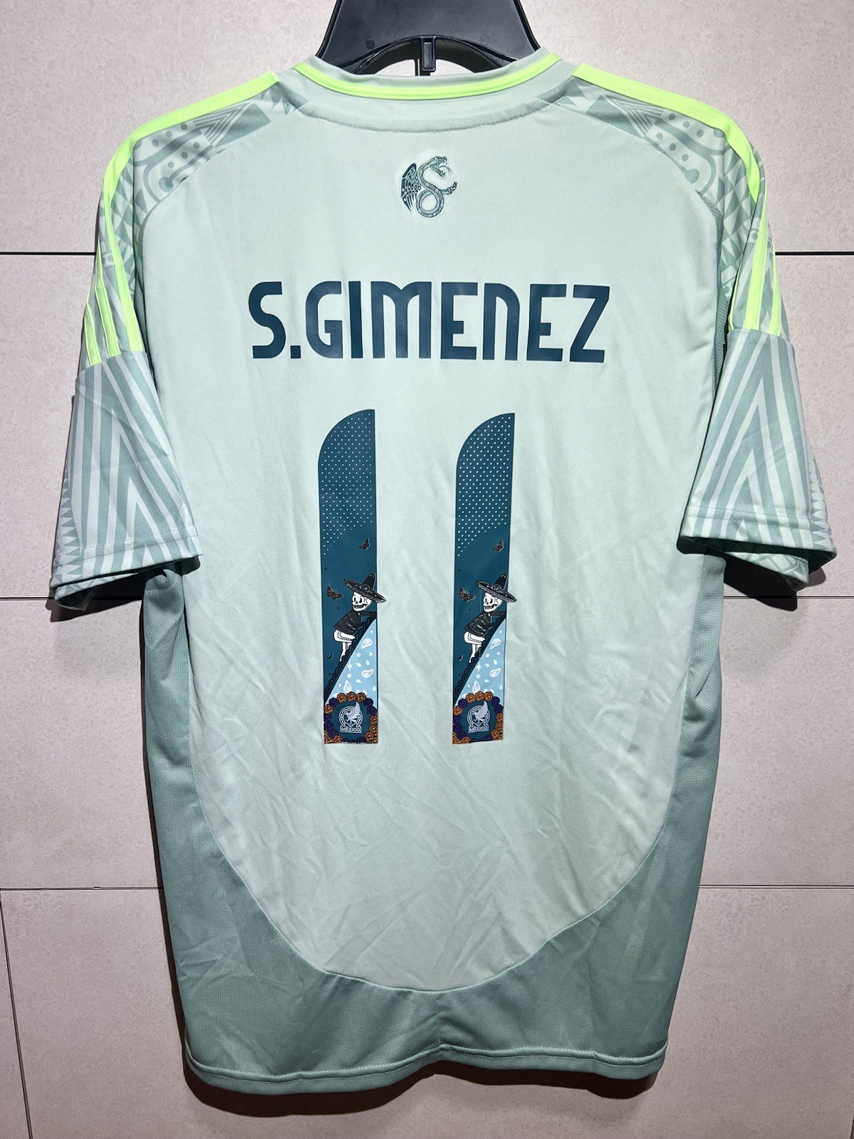 Adidas Mexico 2024 Jersey Edicion Especial Dia De Los Muertos Santi Giménez 11