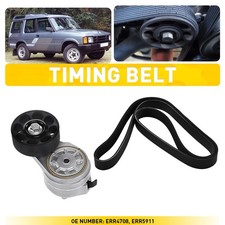 Fit Defender Discovery 300Tdi New Auxiliary Drive Tensioner & Belt Kit ERR5911