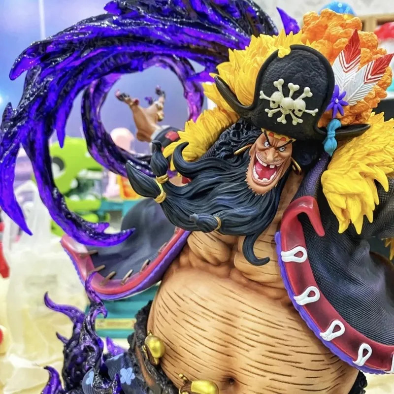 One Piece Marshall D Teach Figurine Blackbeard Statue GK Collection Manga Japon