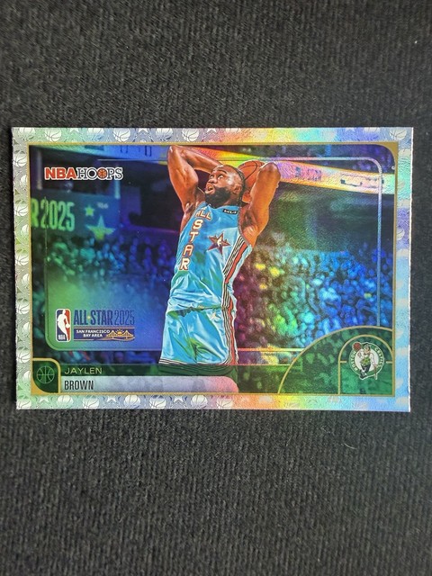 2025-26 Topps Nba Hoops Refractor - All-Star 2025 Jaylen Brown #271 Celtics