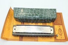 Hohner Super Chromonica 270 Harmonica Key of G Case Made In Germany Vintage